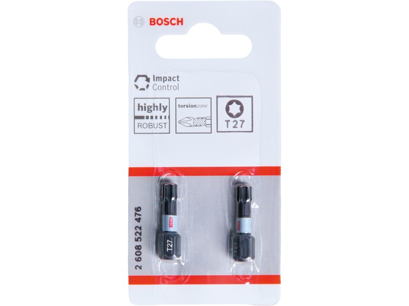 Vijačni nastavek Bosch PRO Torx Impact, T27, 25mm, 2608522476